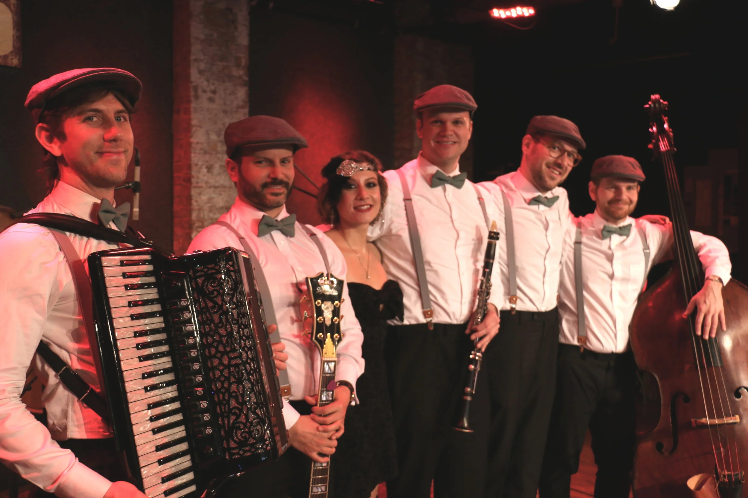 6 piece band with Singer 