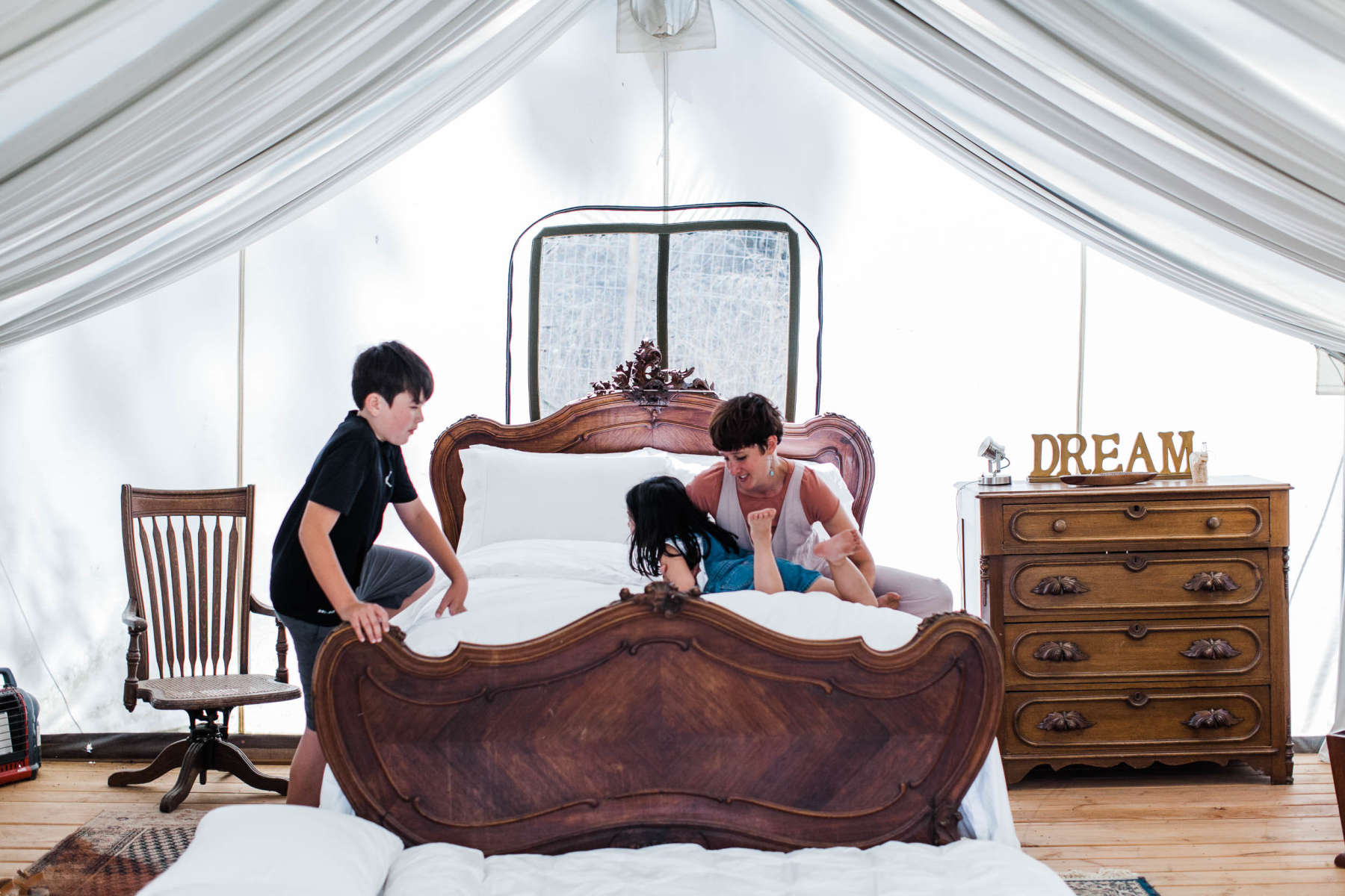 Best Glamping in Northern California at Sindisa Sanctuary's Meadow Tent