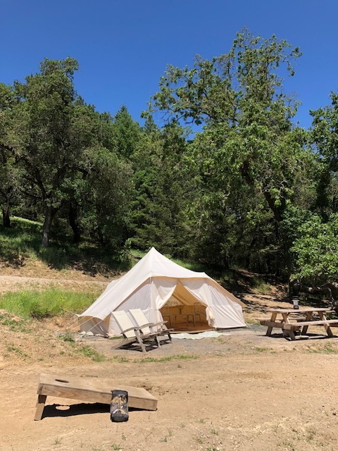 Tent at Meadow Glamping Site