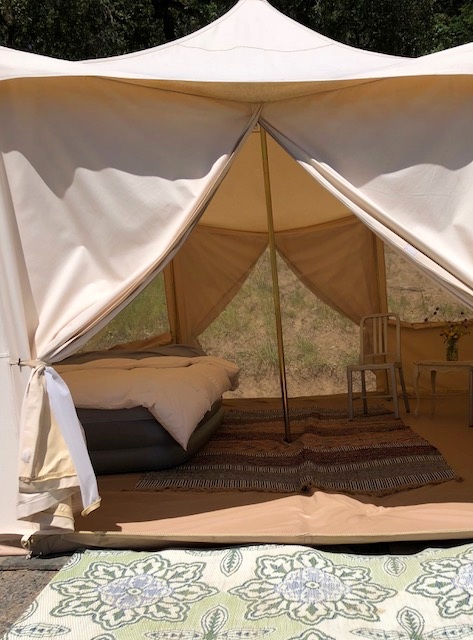 Tent at Meadow Glamping Site