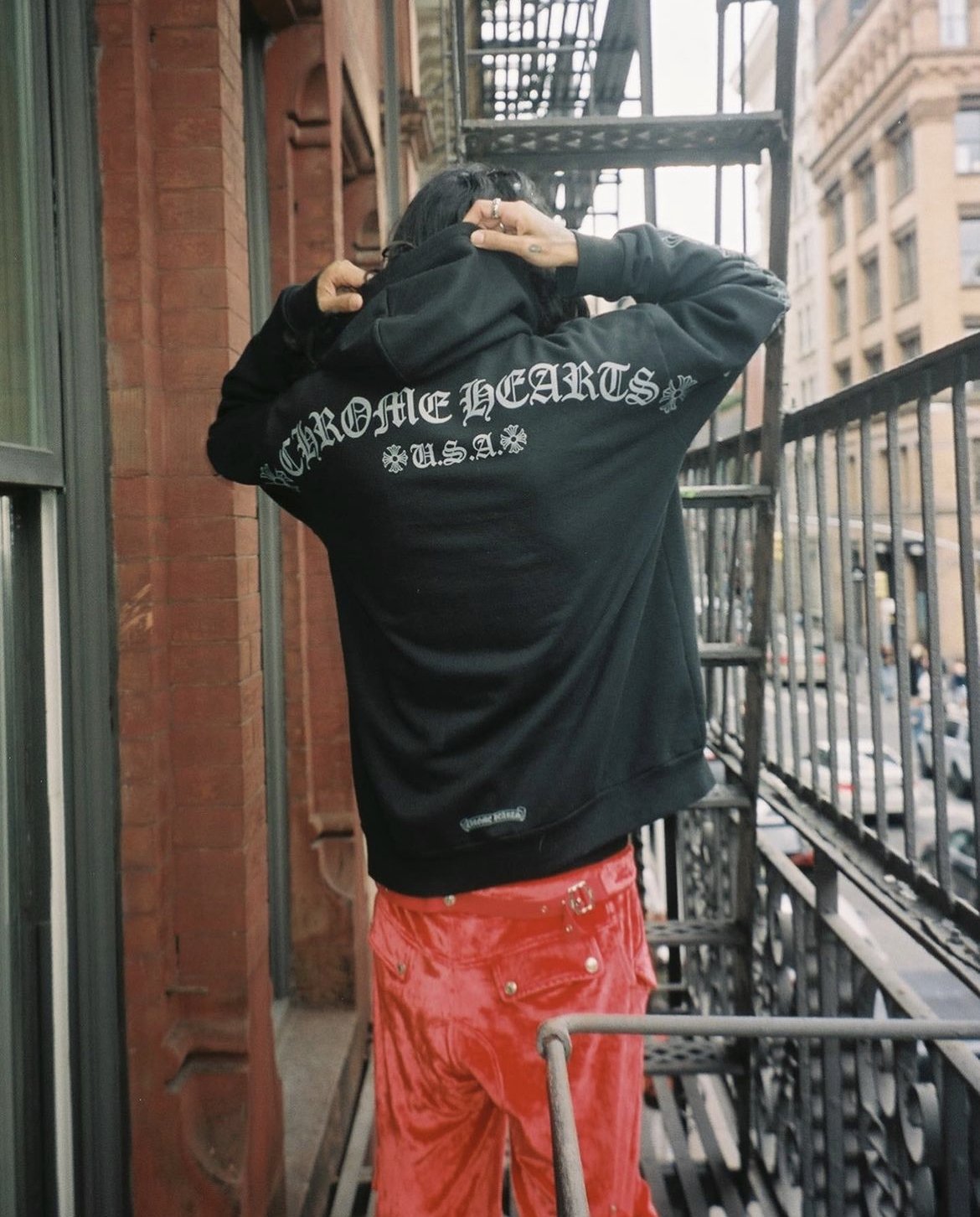 SPOTTED: Pharrell Williams In Brooklyn Machine Works Hoodie And