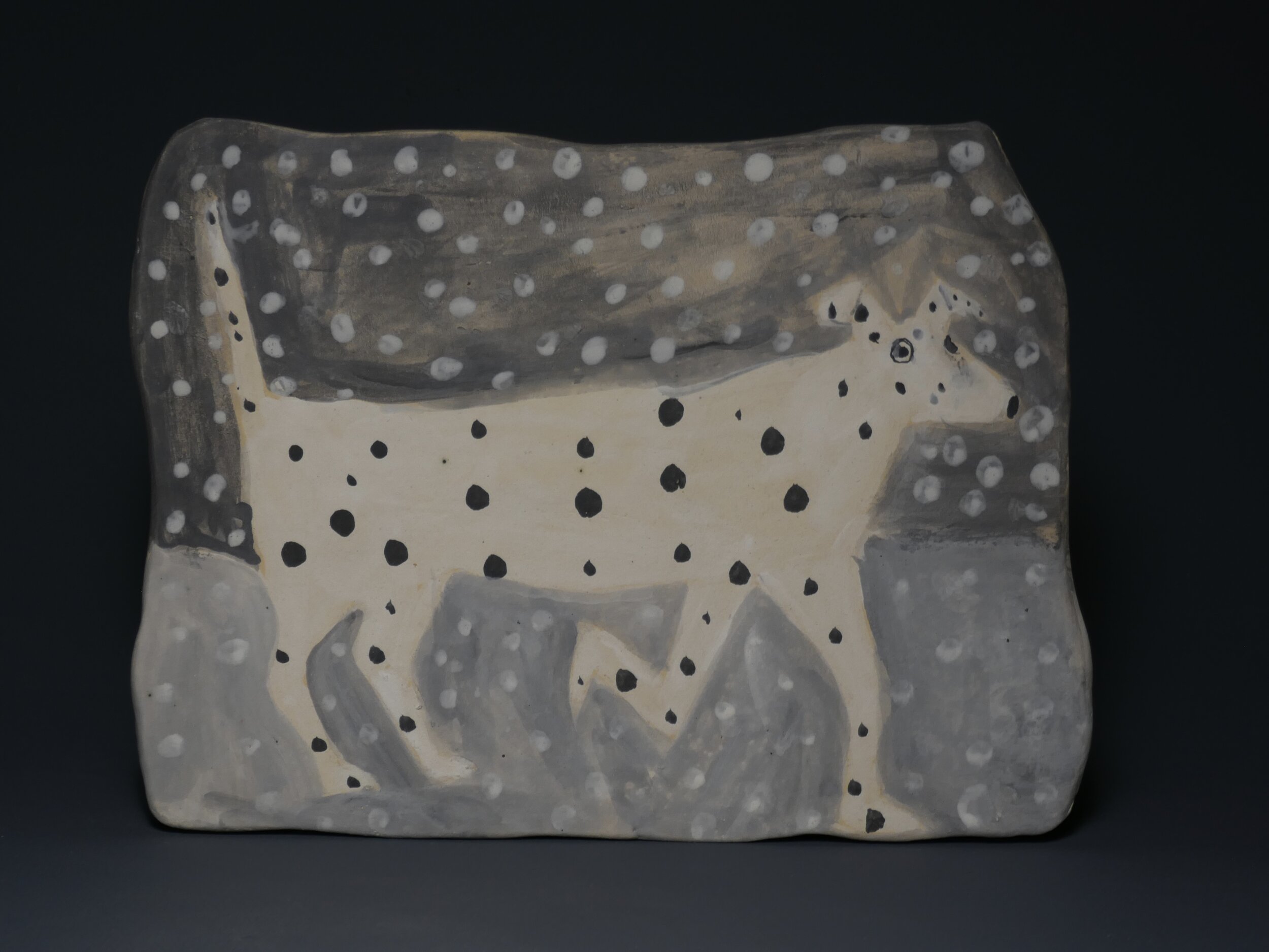 Dalmation in a Snow Storm