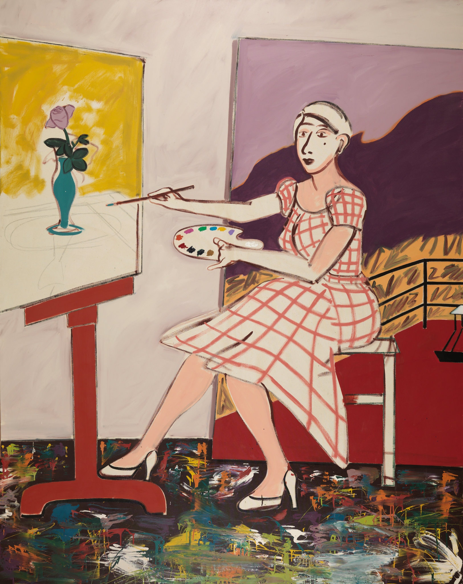 Joan Brown, “Self-Portrait,” 1977