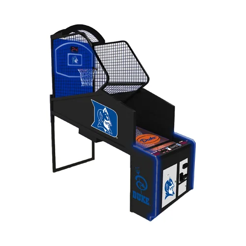 NBA Gametime - Pop-A-Shot Arcade basketball of the 21st century. New LED lighting, moving hoop and customized marquees available. Customize your game with your favorite local NBA or College team. Dimensions: 99H x 39W x 105D