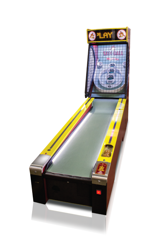 Skeeball Same old-school skeeball game with a modern look and feel! Dimensions: 76H x 31W x 155D