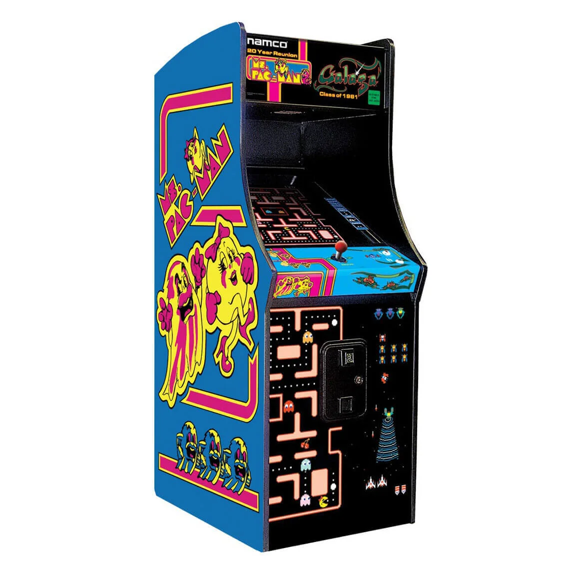 Mrs. Pacman / Galaga Combo The combo over two of the classics in one cabinet!