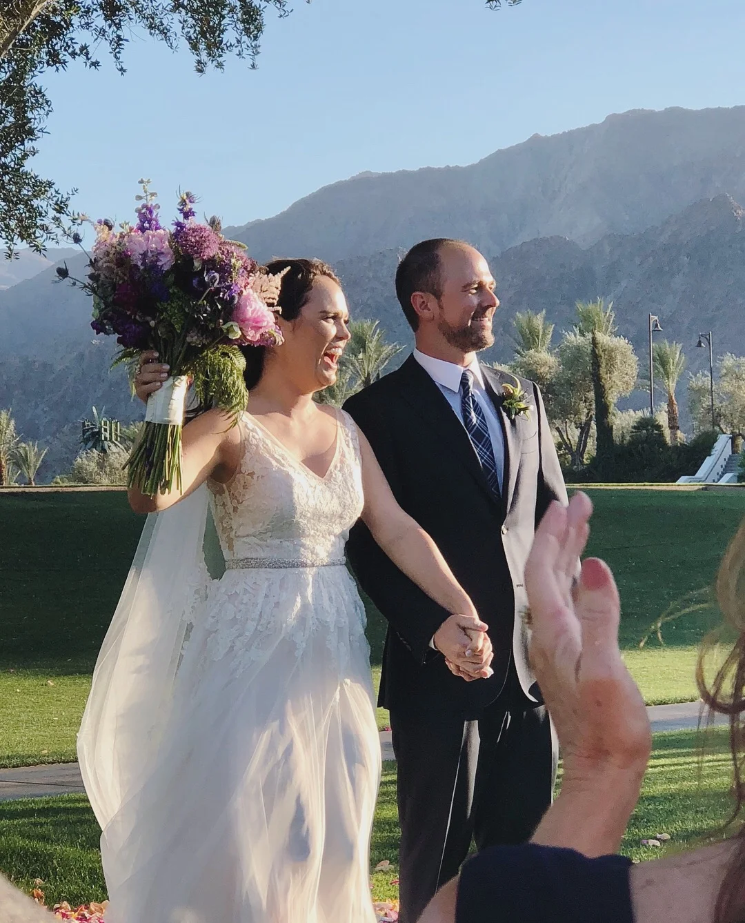 “How wonderful it is having everyone I love in one place.”