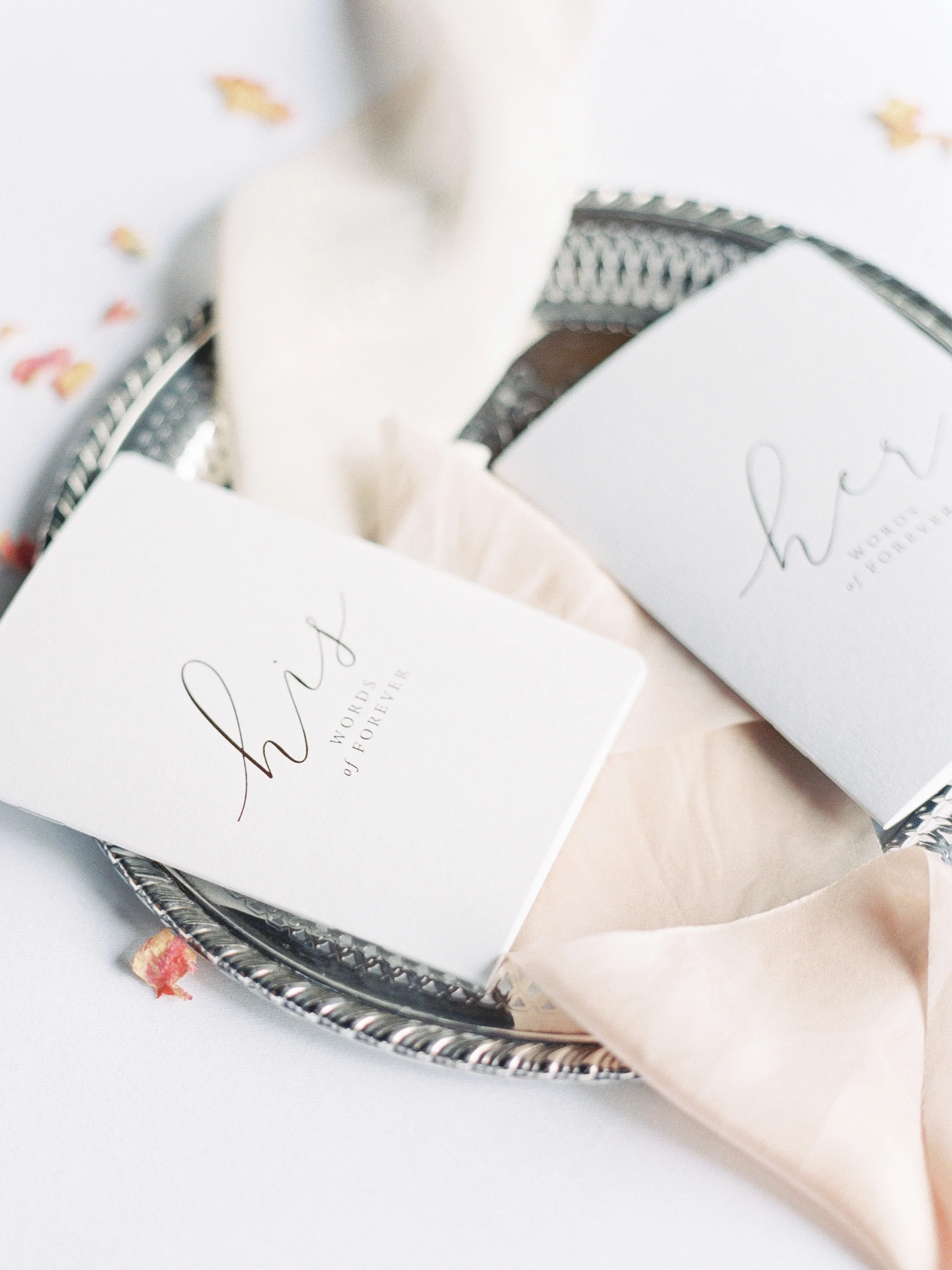 Photography by Ava Maria Photography , Vow Booklets by Paper Plum , Ribbon by Honey Silks & Co.