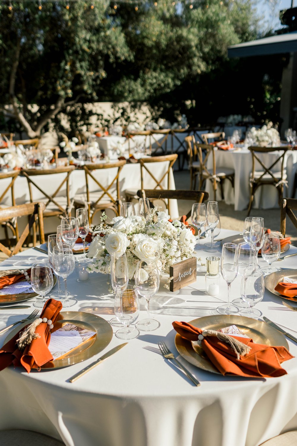 Boho wedding ceremony and table decor at the Topa Mountain Winery. 