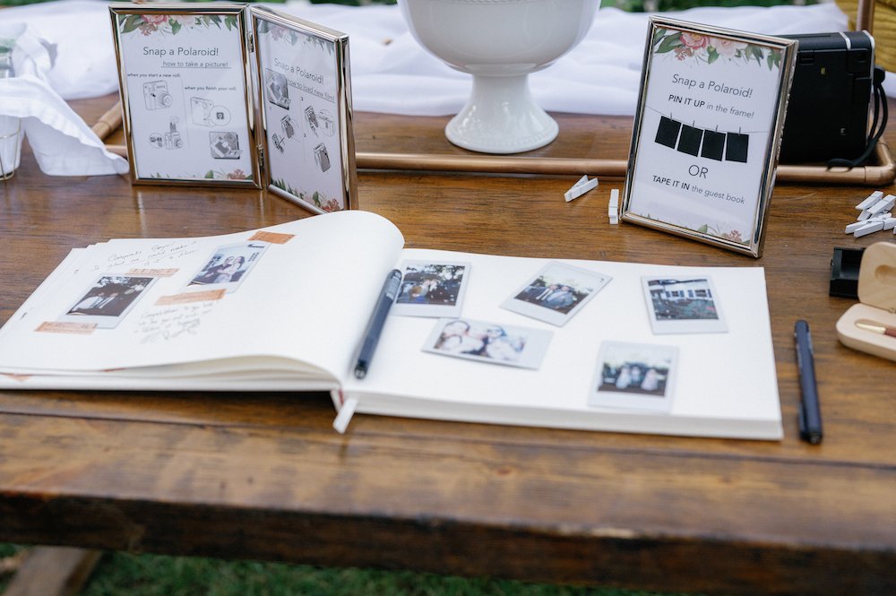 Polaroid Guest Book for Wedding Photo Album Personalized Birthday