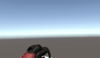 Creating spheres by pressing the trigger button.