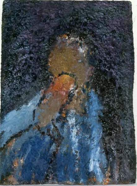 Self Portrait with Peach
