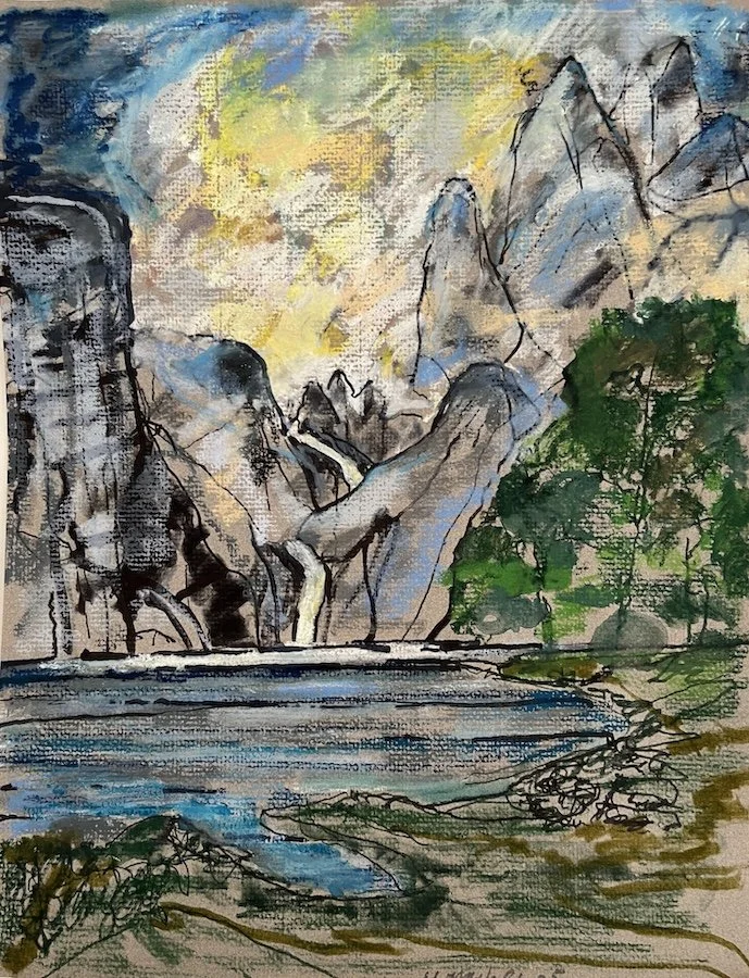 Study For Sierra Nevada (after Bierstadt)