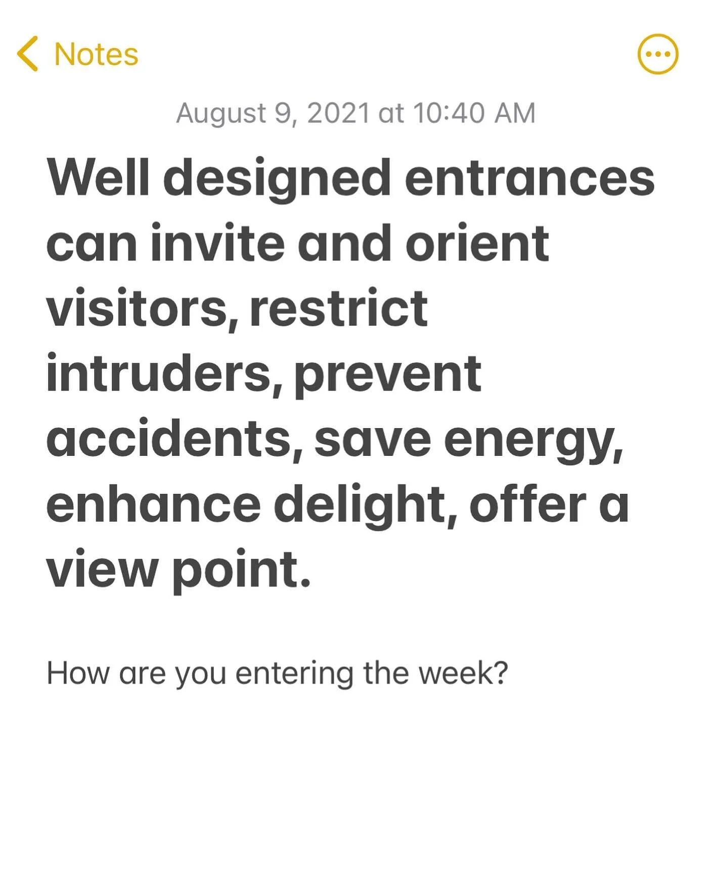 &ldquo;Enter&rdquo; &mdash; The digital archives of @jusleenkaursodiwal. 
 
#sendnotes #notes #storytelling #stories #storytimethreads #shortreads #readmore #enter #entrance #architecturestudent #designstudent #creativewriting #viewfrommywindow #writ