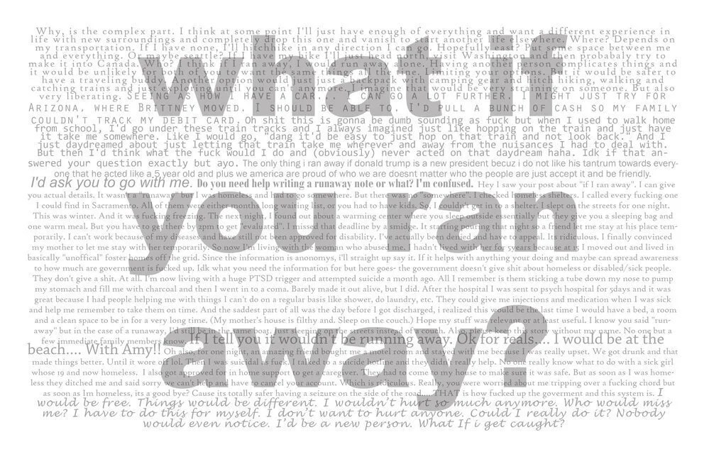 WHAT IF YOU RAN AWAY?