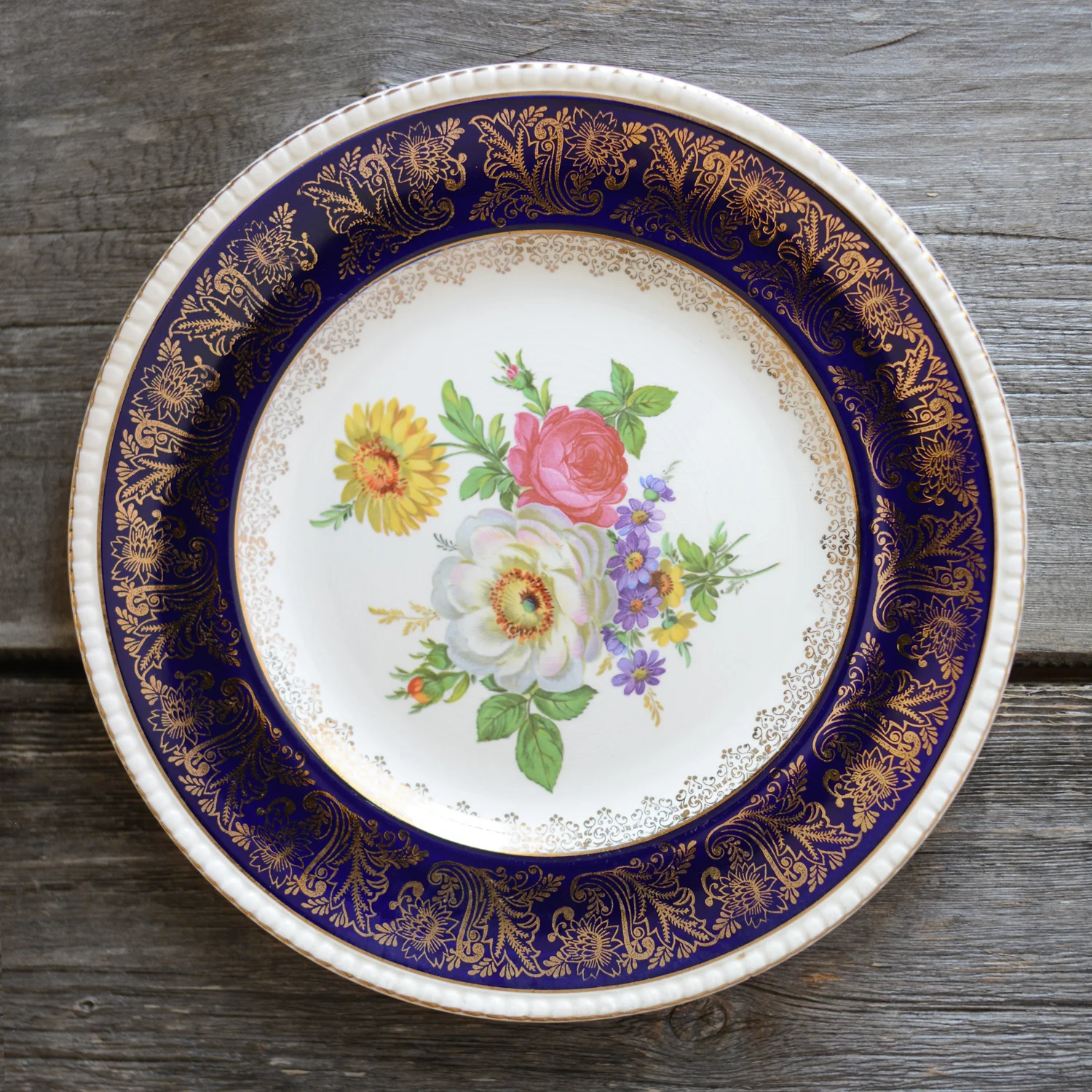 corbidge dinner plate - navy