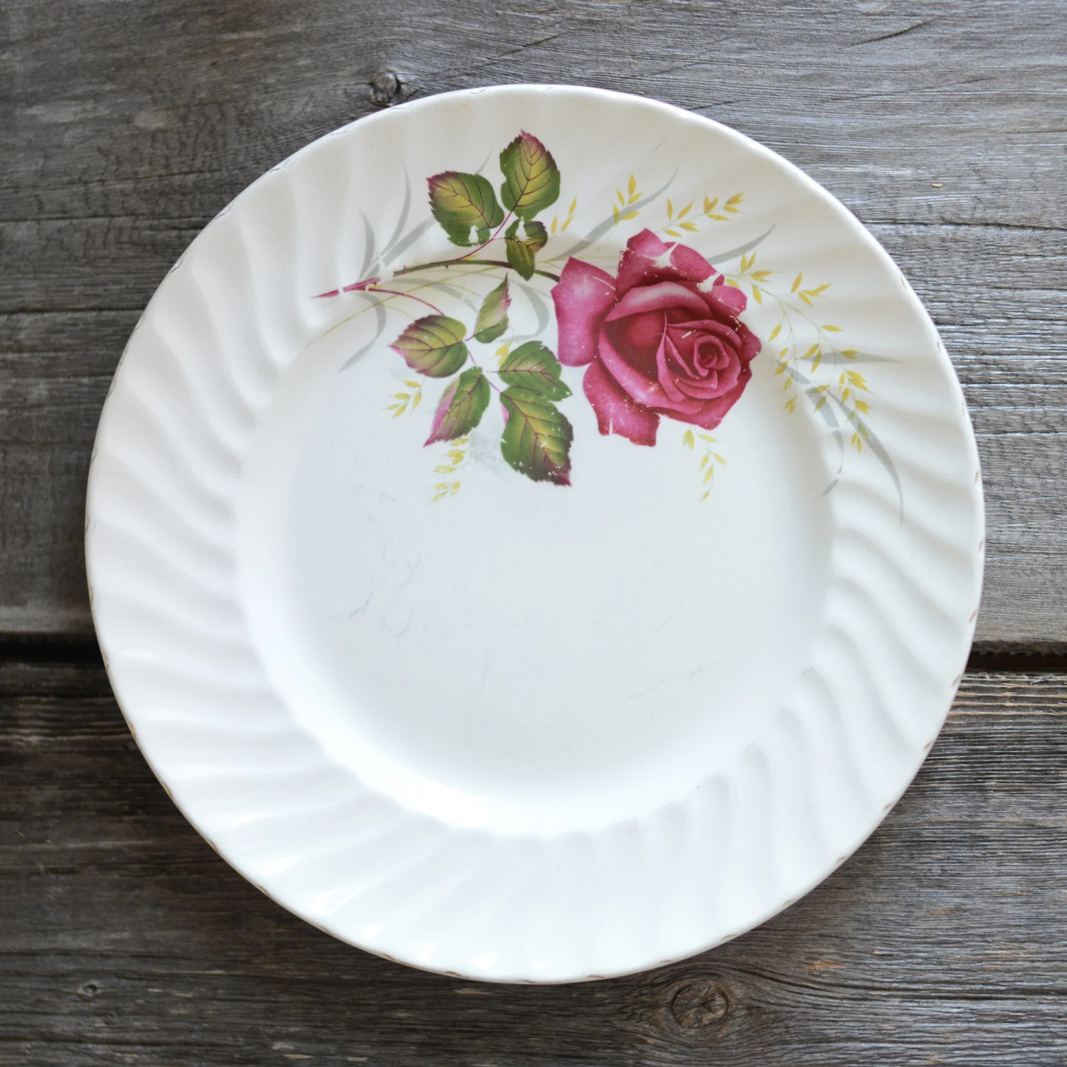 ridgway dinner plate - red - 4 available
