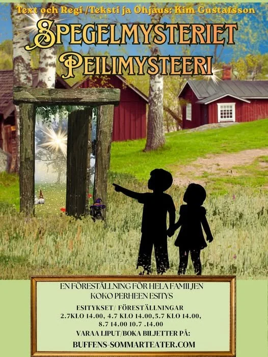 Familjeföreställningen Spegelmysteriet - Perhe-esitys Peilimysteeri