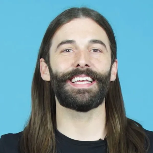 Jonathan Van Ness is the grooming expert on the Netflix series Queer Eye. Mary O’Hara is a producer on Jonathan’s podcast Getting Curious . Photo by Cntrl+Alt+Delete.