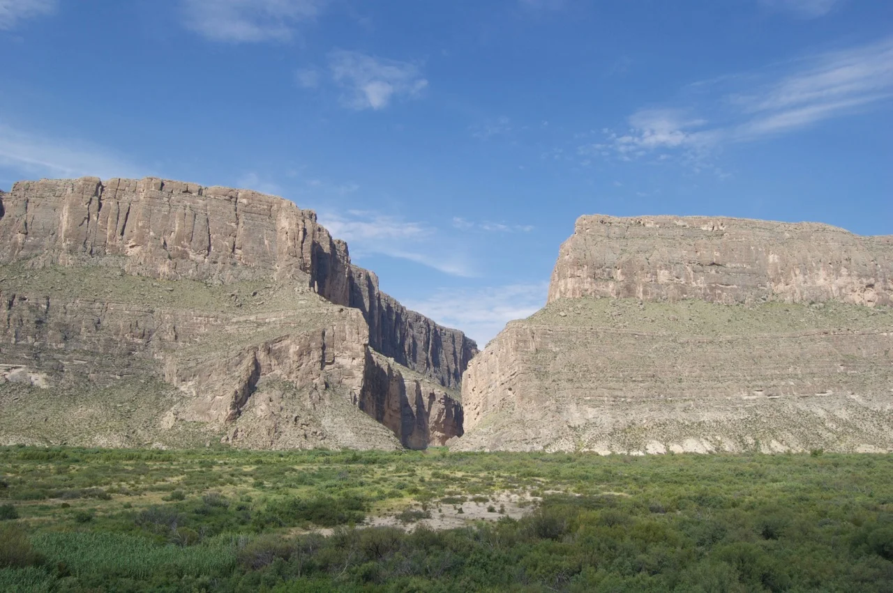 Mouth of Santa Elena Canyon, Big Bend National Park, TX