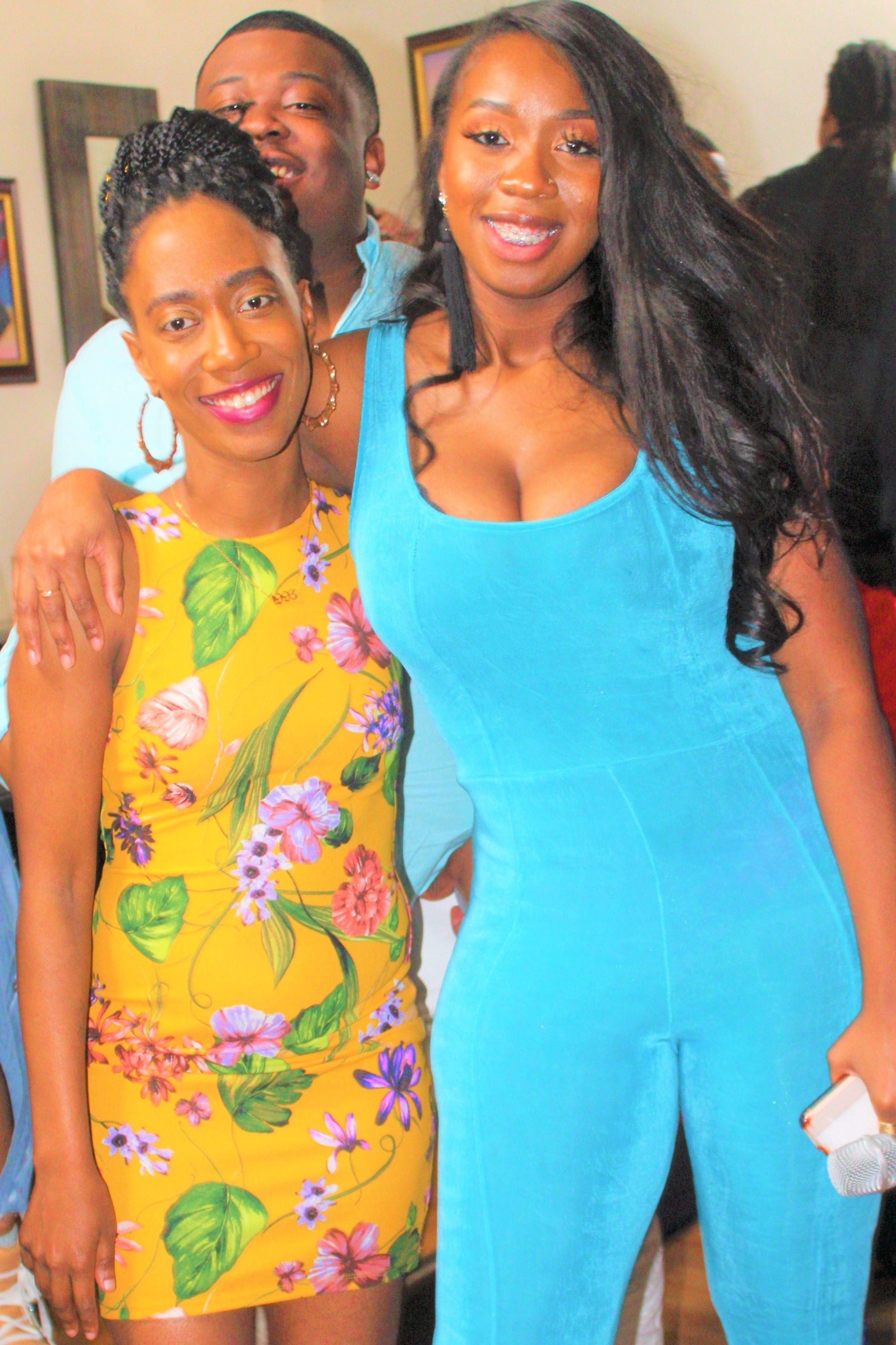 I shared some smiles with the panelist Shon and Founder of Authenticity, Lonette during their first live segment.