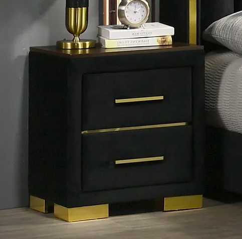 black velvet dresser with mirror Diamond Palace Black Velvet Bedroom Set ( Bed, Dresser, Mirror, Nights –  Danca Furniture in Little Rock, AR