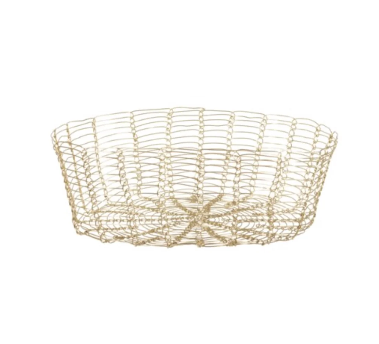 Gold Basket 11x8