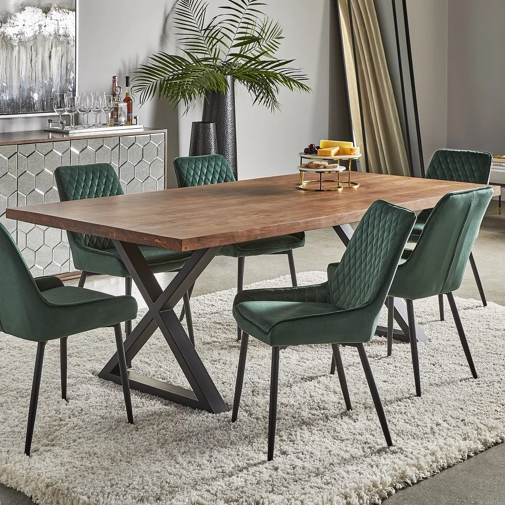 84" Straight Edge Dining Table