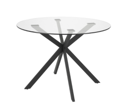 Cani Dining Table: Black