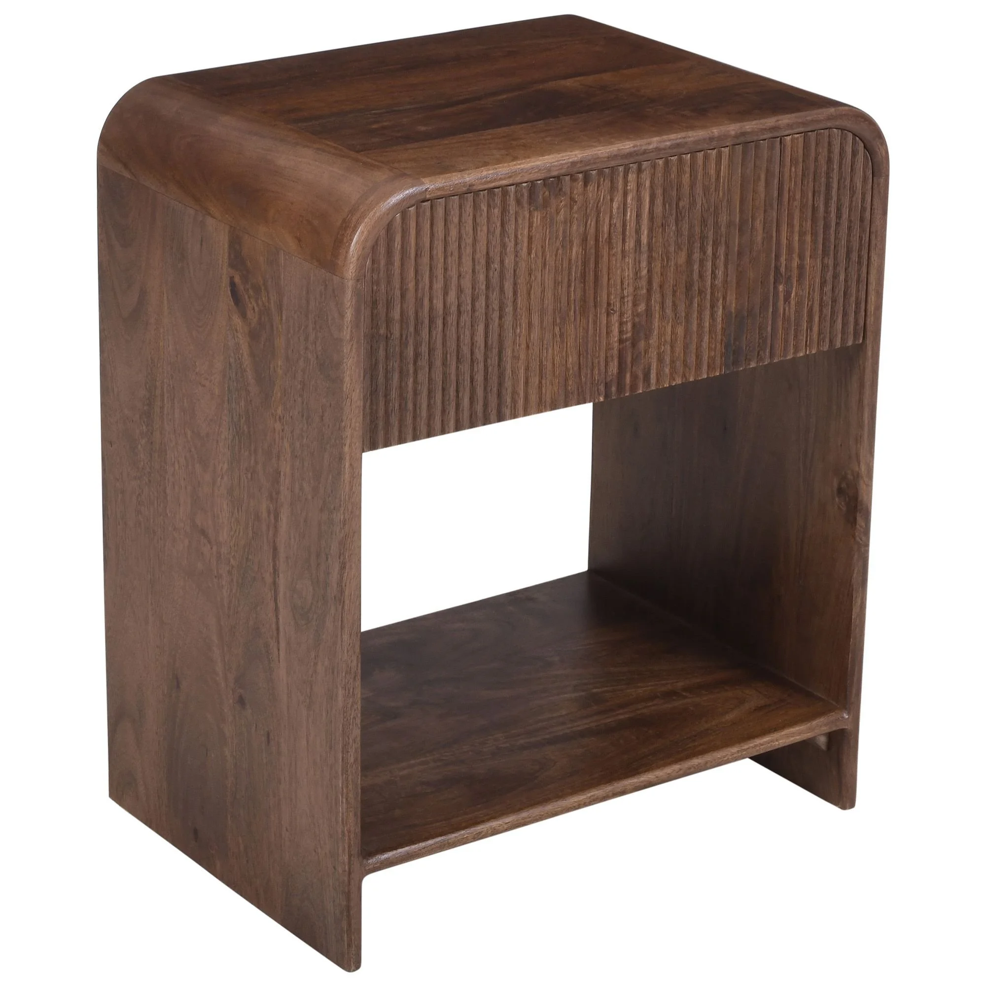 Amoli 1 Drawer Accent Table In Walnut