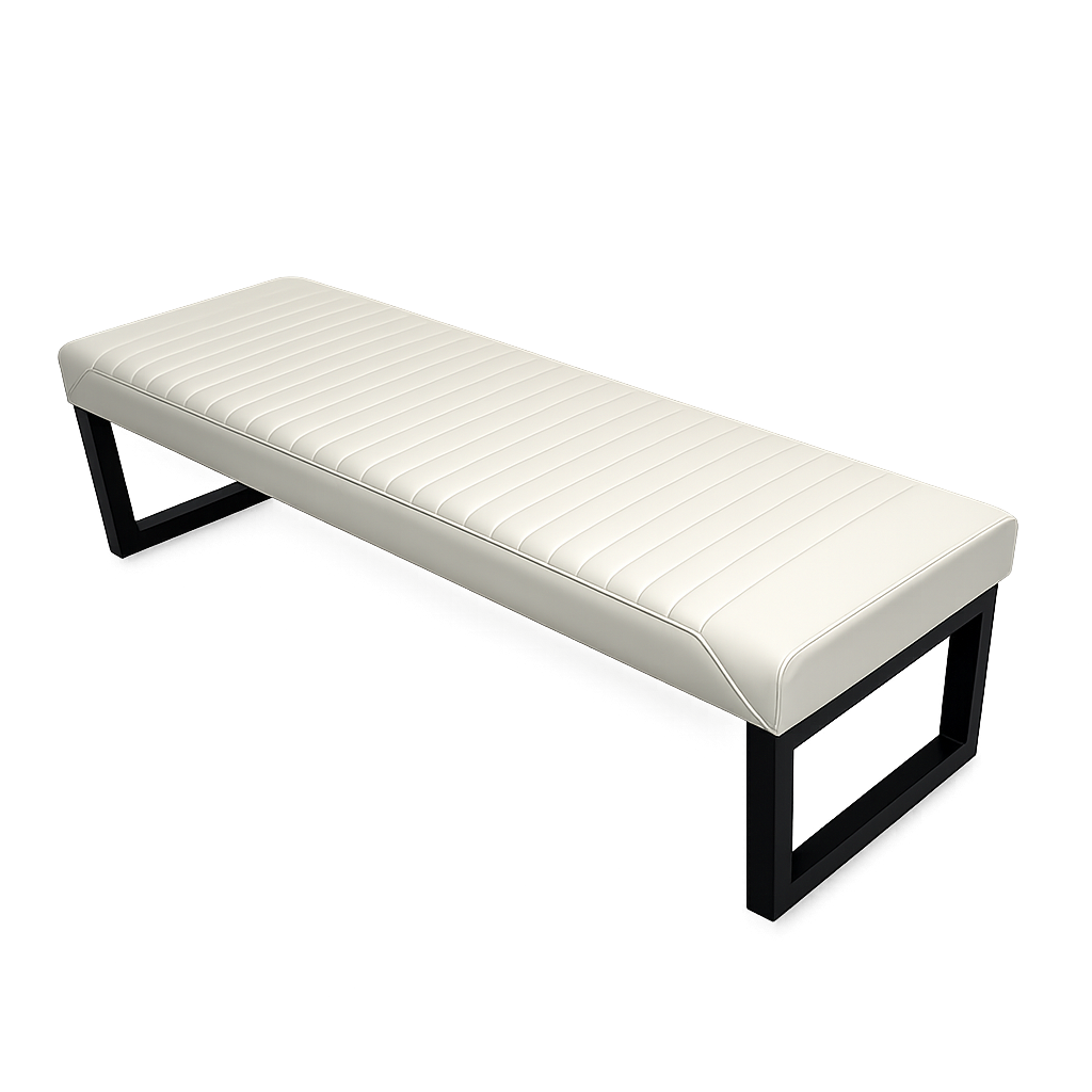 Minimalist bench with black metal legs.png