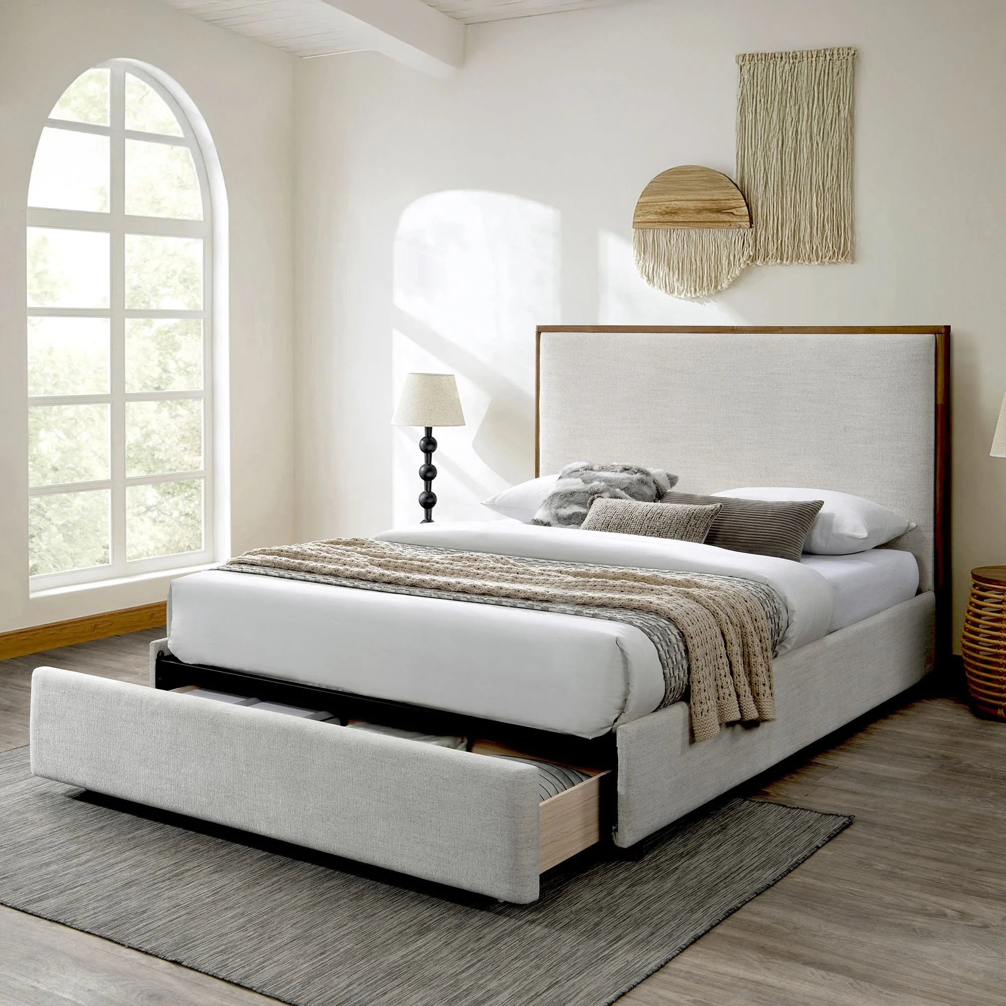 Andover Platform Bed with Drawer