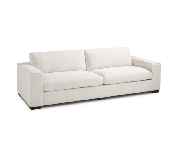 Charles Sofa: Light Grey Linen