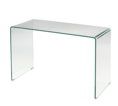 Barlow Multi Purpose Table: Bent Glass
