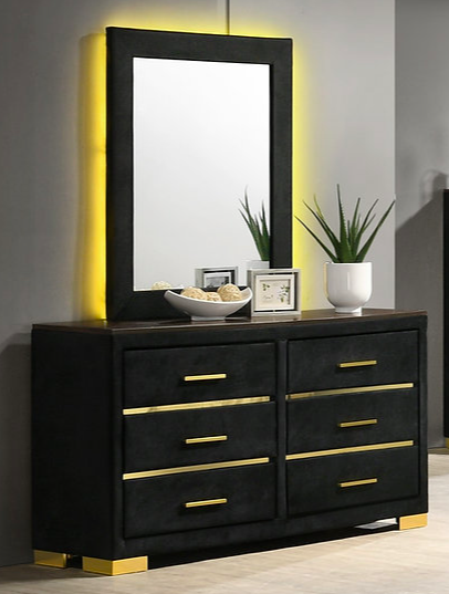 Corte Bed: Black Velvet with Gold  Modern and Contemporary Home Furniture  Store Toronto | RK Royal Design & Furniture