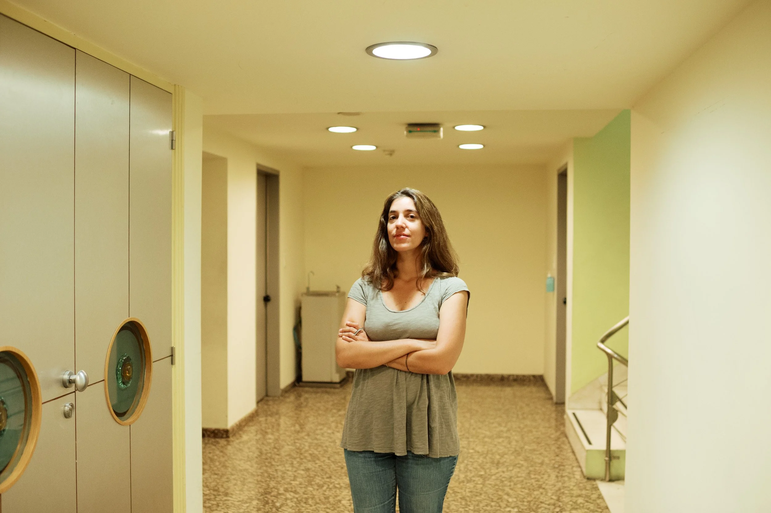  Ekavi Valleras at the storehouse of Desmos-charity initiative in Maroussi, Athens 