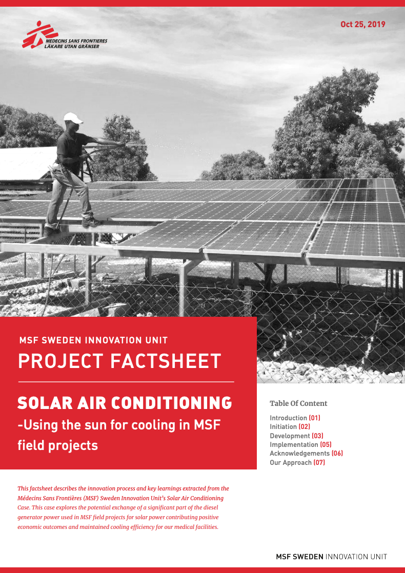 Solar Powered Air Conditioning Case Factsheet Download PDF >