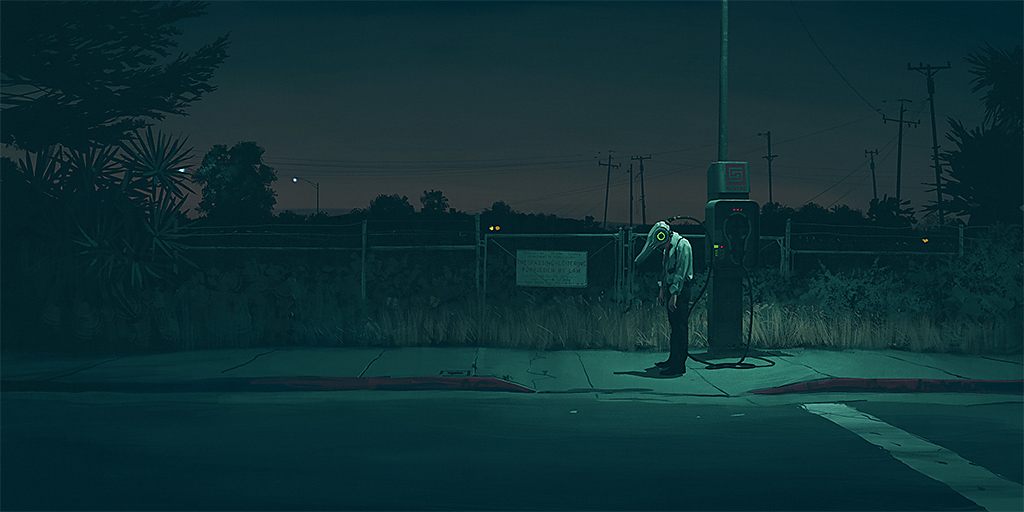 Image from ‘The Electric State’, Simon & Schuster, 2018 - courtesy of Simon Stålenhag .