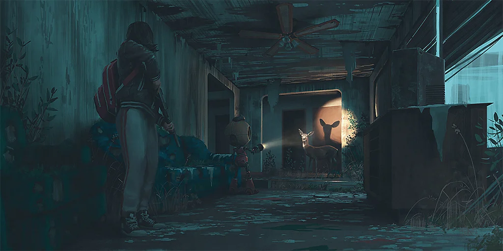 Image from ‘The Electric State’, Simon & Schuster, 2018 - courtesy of Simon Stålenhag .