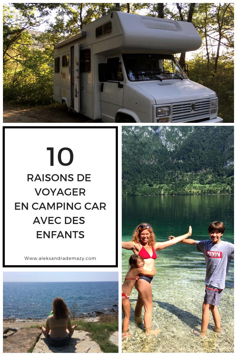 voyager en camping car avec enfants