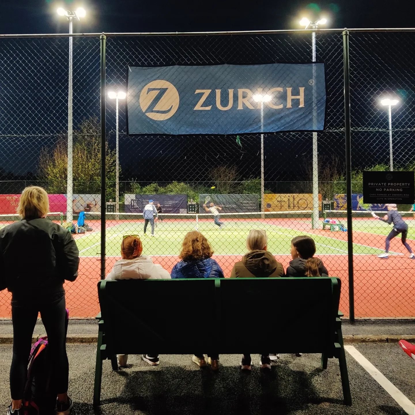 Semi finals night is underway! Gerry, Ruby &amp; Aisling are on the BBQ, Eugene and Paul have their snazzy shirts on, club captains Aoife and Robbie have just gone on court for their mixed doubles semi 🤞, and Gr&aacute;inne's doing her bit here coll