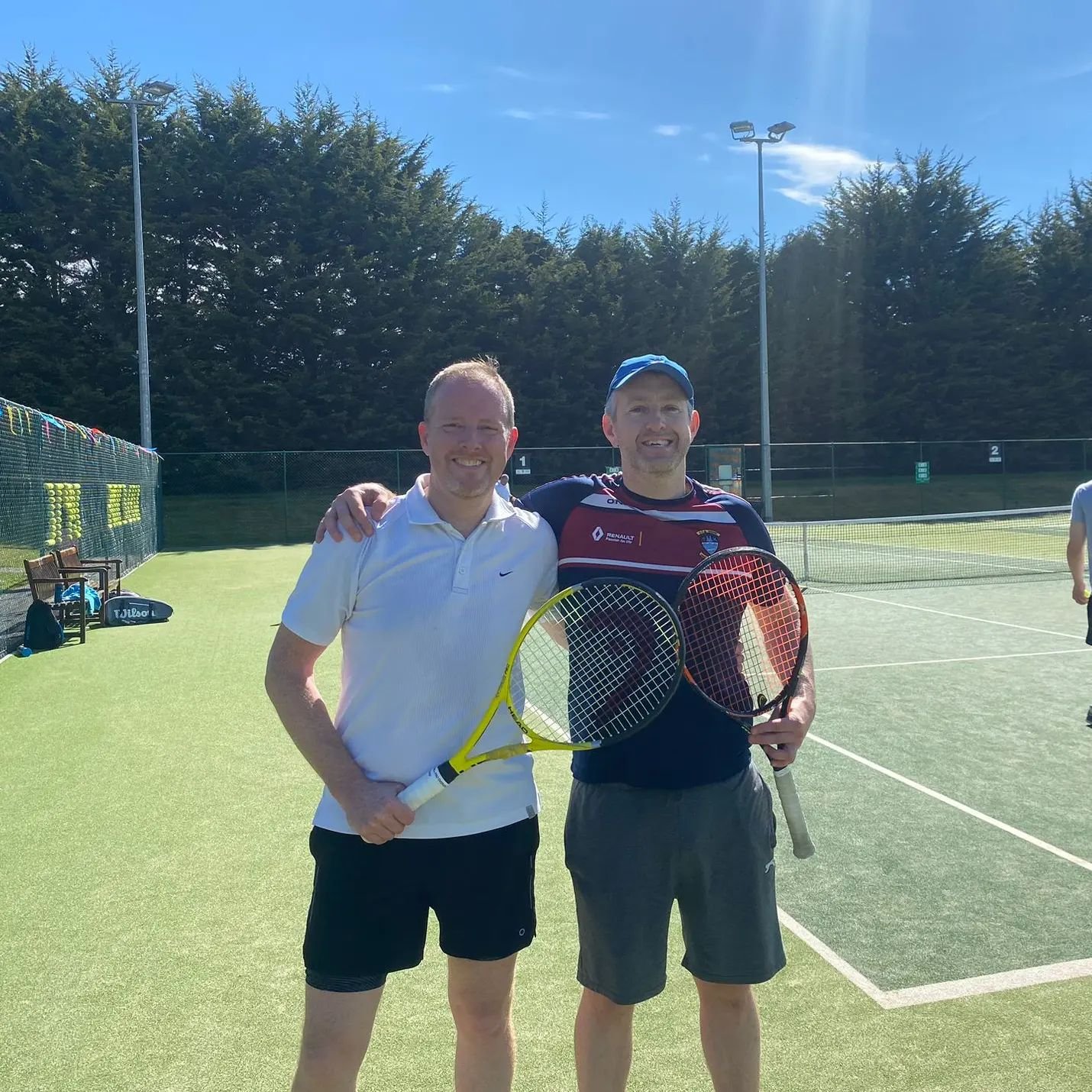 The two Bs (Bernard and Brendan 🙂) are in the finals of the Donabate Portrane Open tomorrow, Monday, at 16.15 👏👏👏 come on down to support! @donabate_tennis
