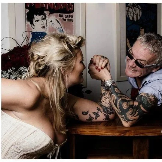 rock n roll wedding by Kelly Weech