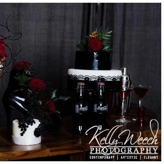 rock n roll tattoo wedding by Kelly Weech