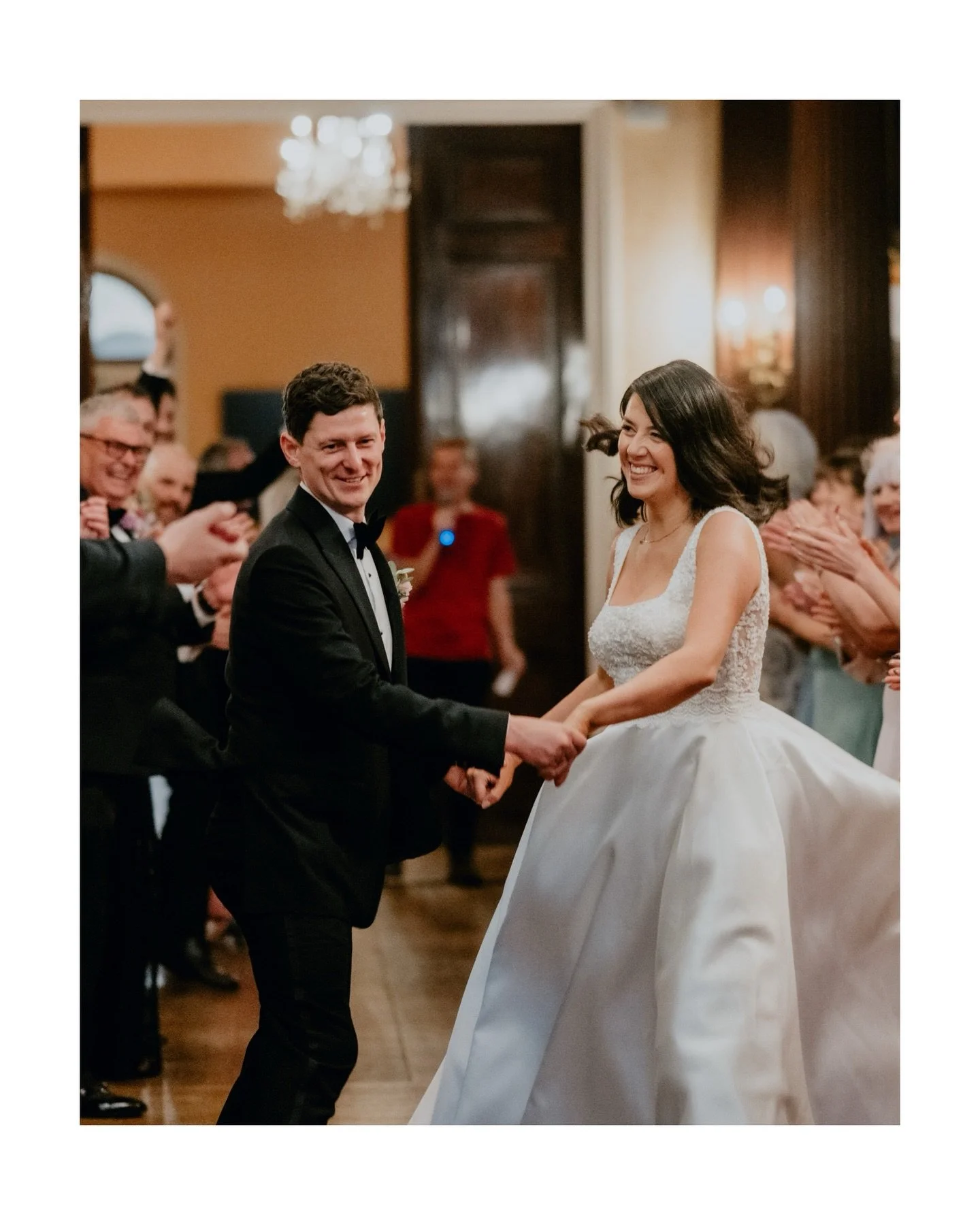 Lucy + Joe at @harthamparkweddings 
.
Amazing Suppliers:
Dress: @thewhitecollection 
Dress designer: @rosa_clara 
Suit: @gieveslondon 
Flowers: @the_freshford_florist 
String band: @alerionstrings 
Ceilidh band: Pipley
Cake: @kimmis.cakes 
Rings: @co