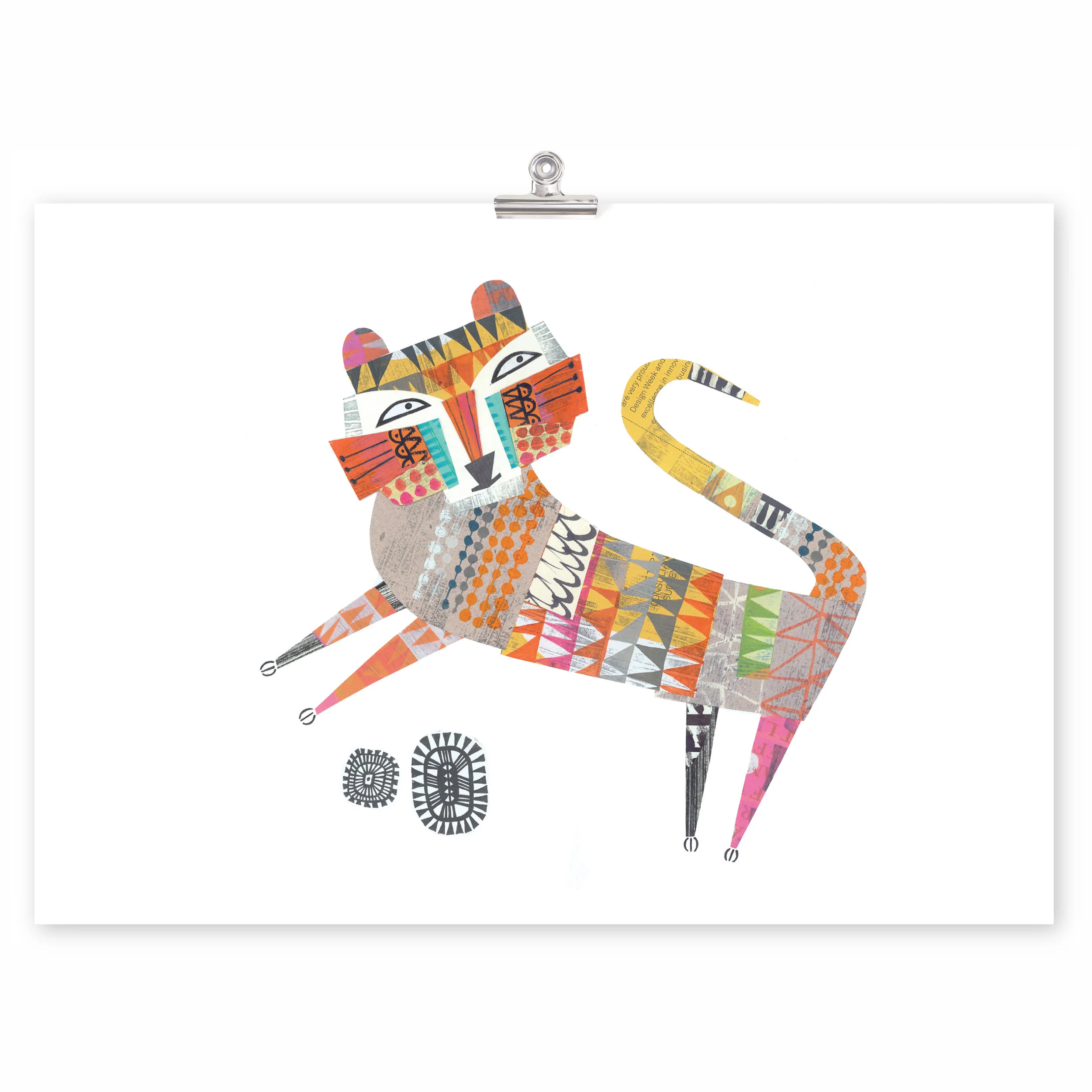 dancing tiger giclee print