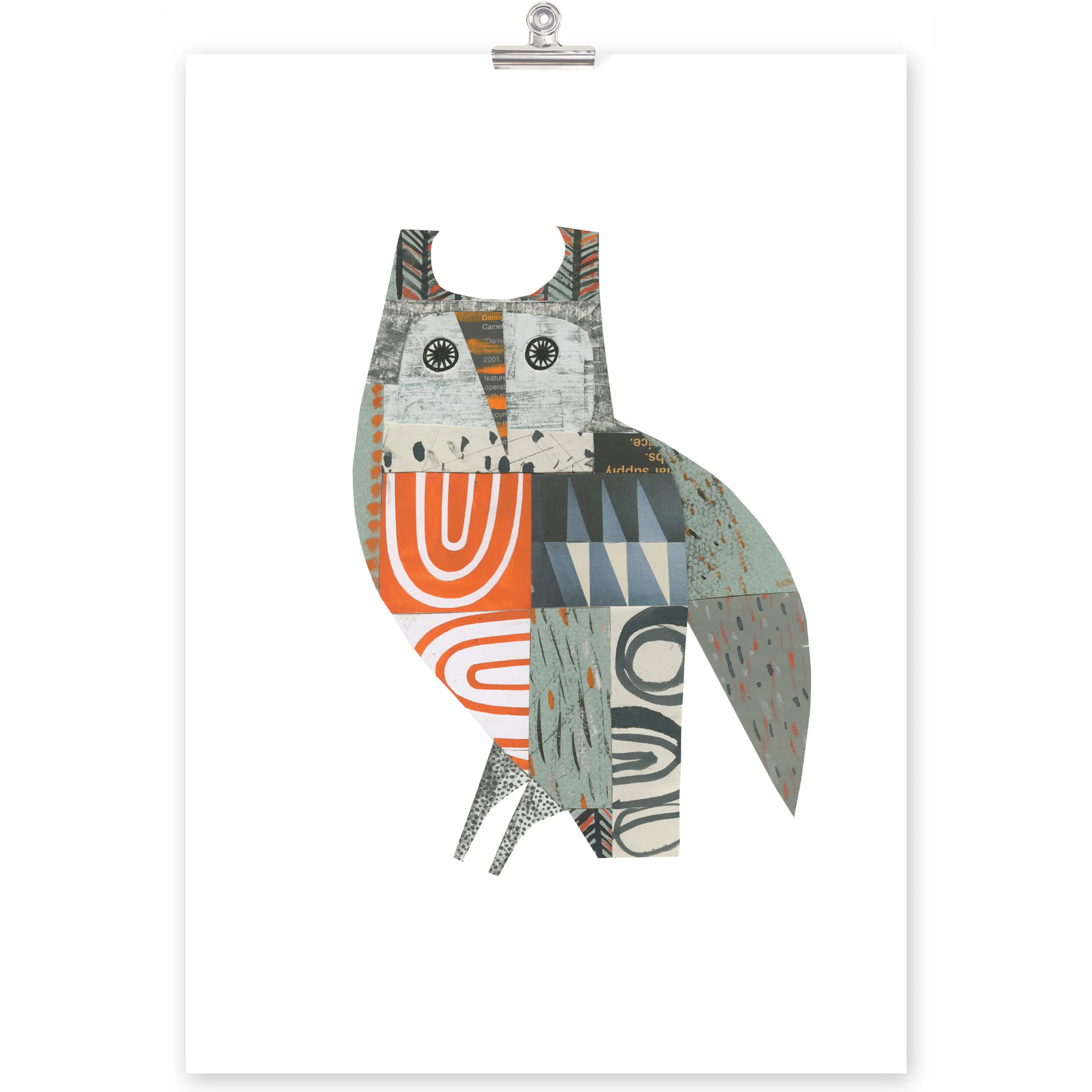 long eared owl giclee print