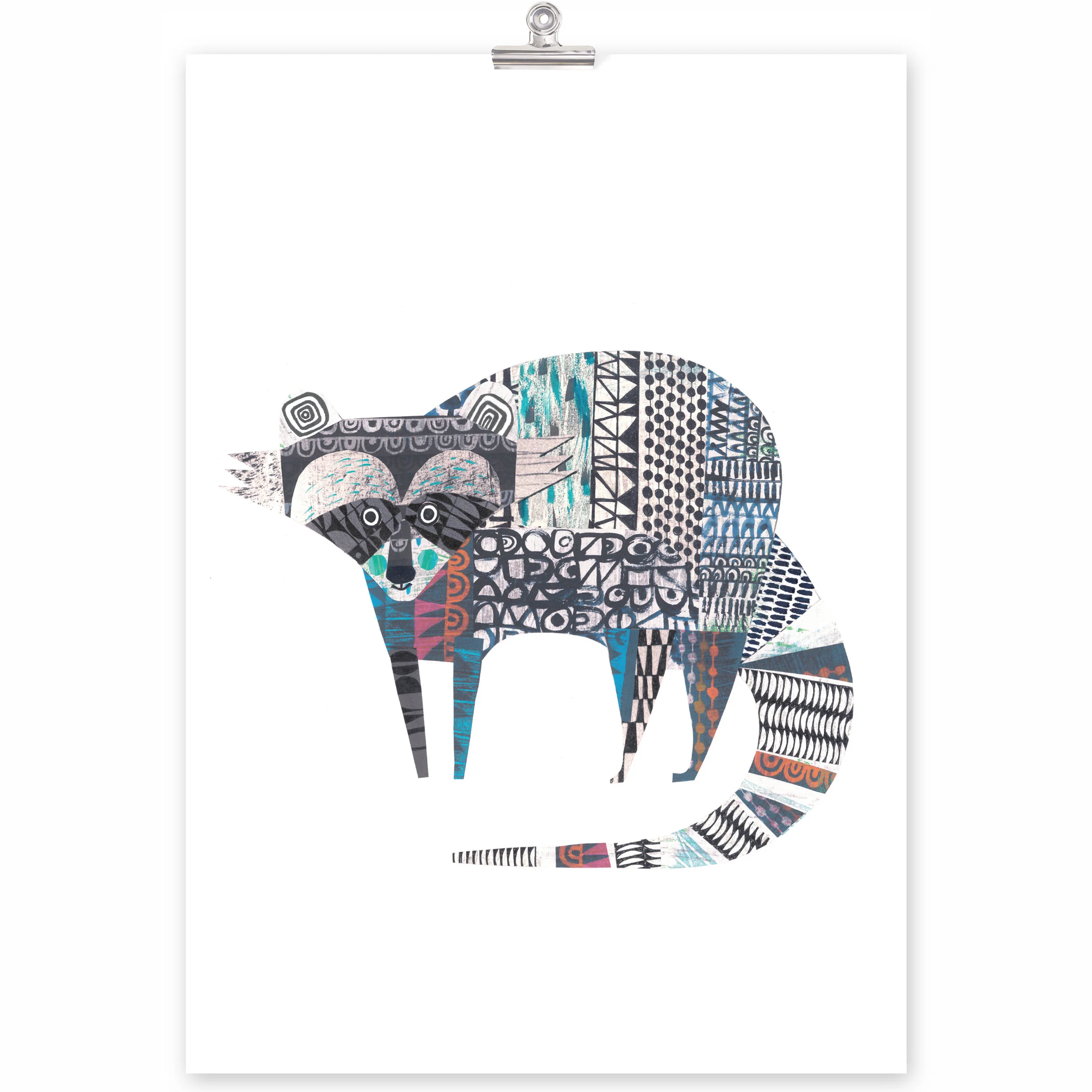 raccoon giclee print