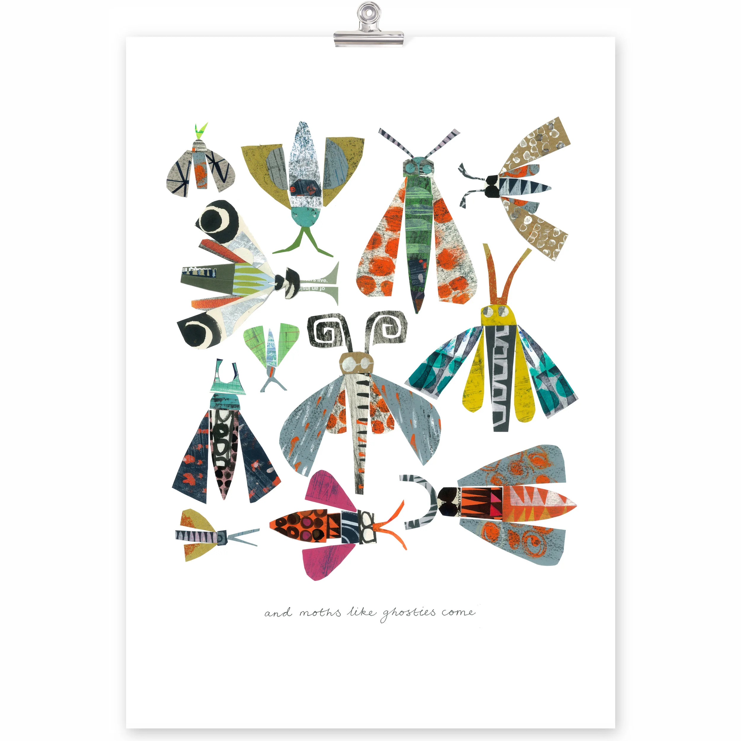 ghost moths giclee print
