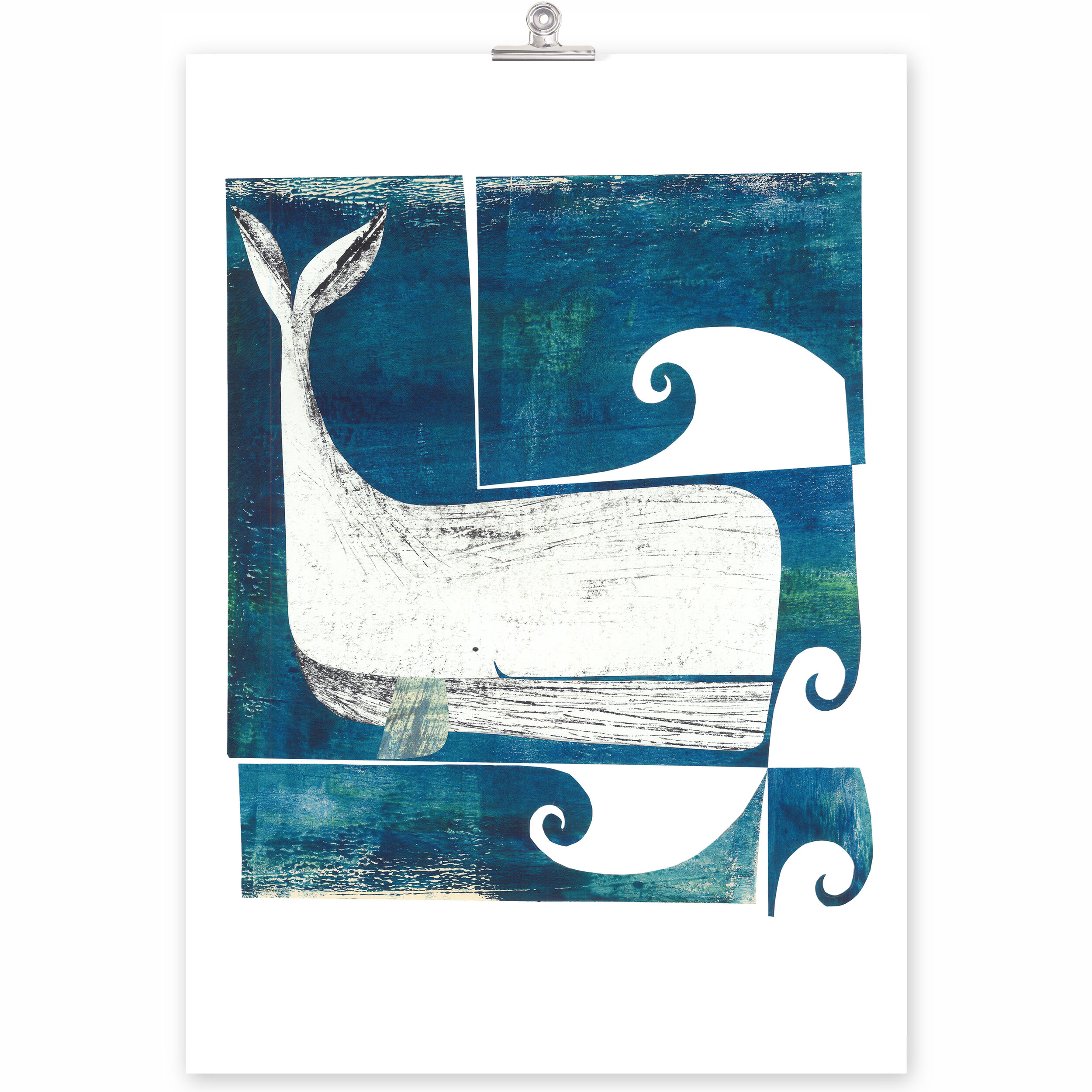 whale giclee print
